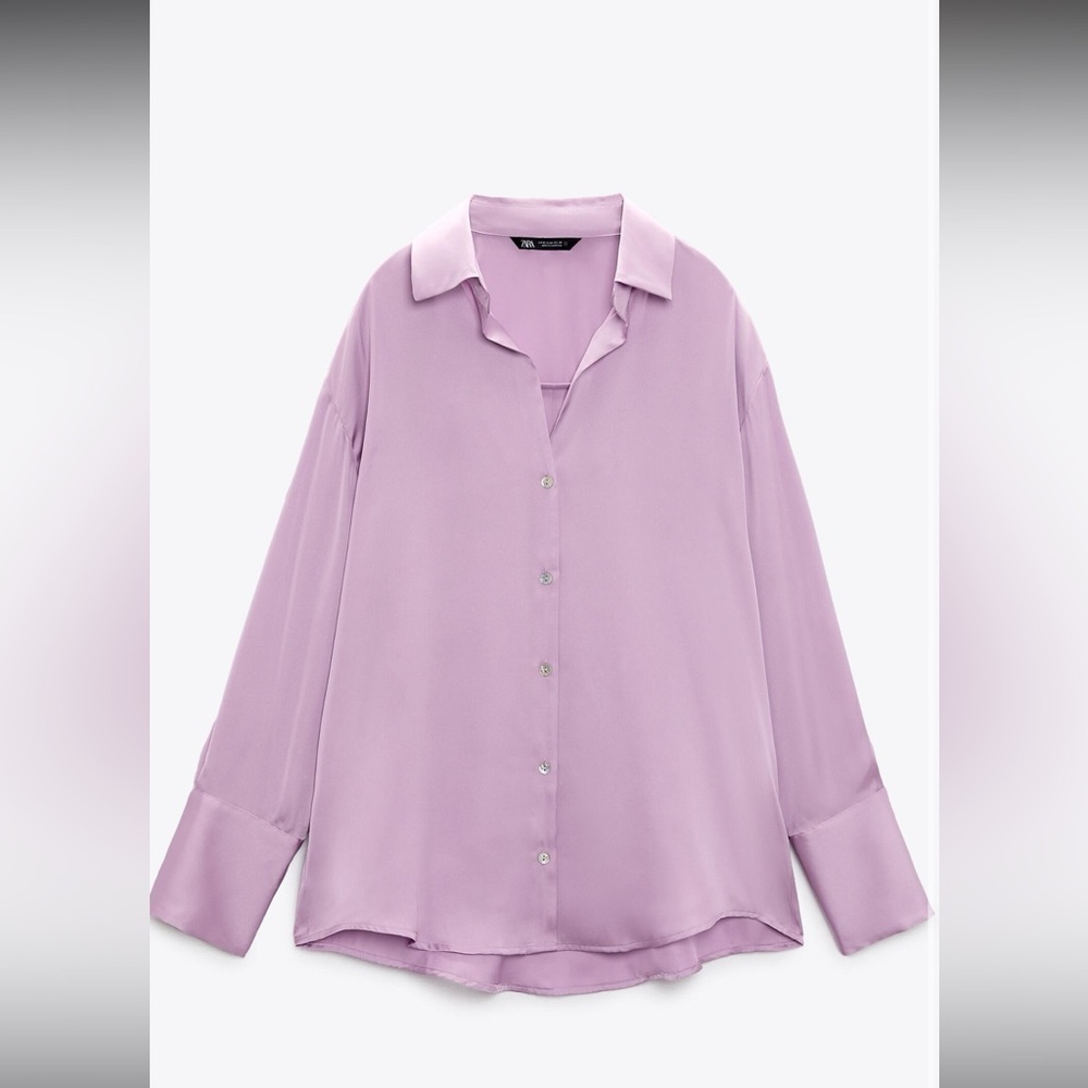 Zara Flowy Satin Effect Shirts Bundle